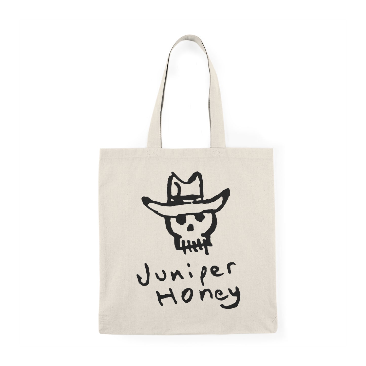 Cowboy Skull Tote Bag